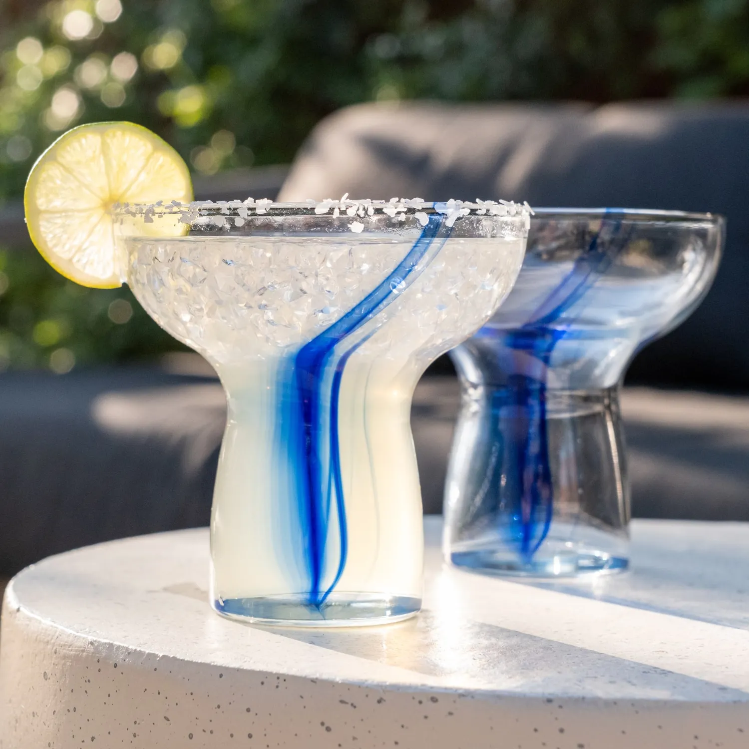 Libbey Blue Ribbon margaritaglas 6 stk 303 ml blå