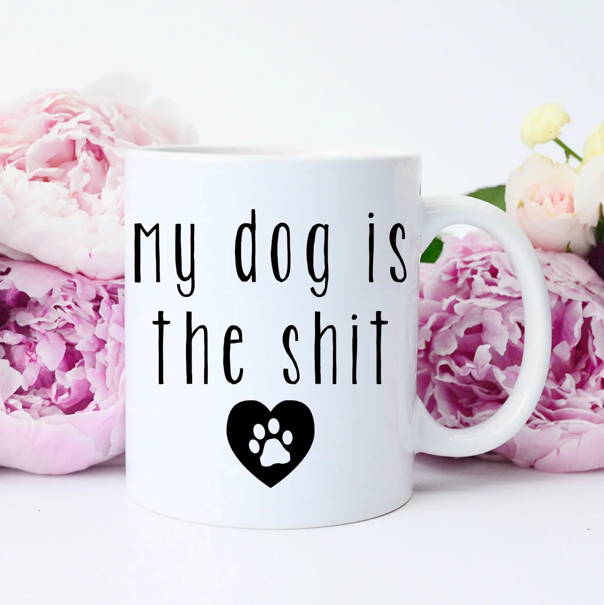 Mugsby Funny Dog Krus hvid 325 ml hunde