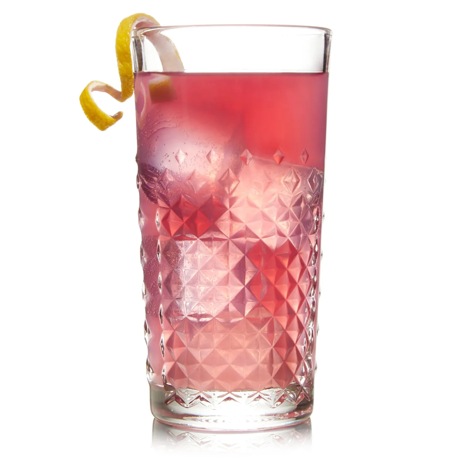Libbey Carats tumblerglas 4 stk 414 ml slebet