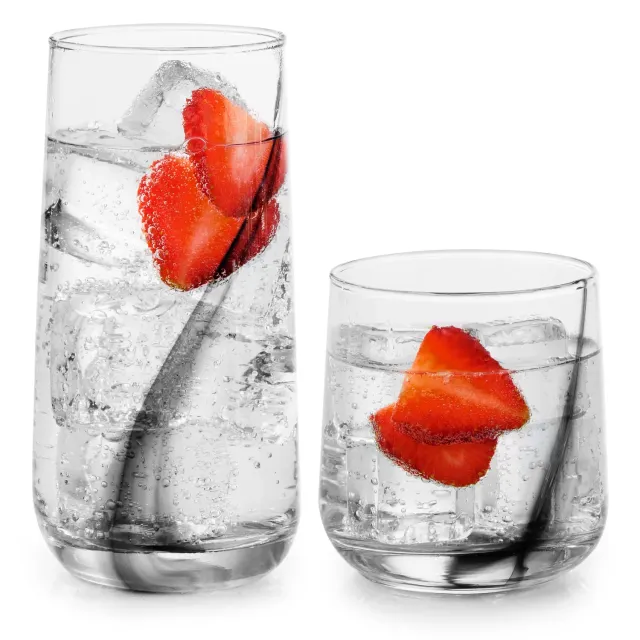 Libbey Ascent Black Ribbon drikkeglas sæt 16