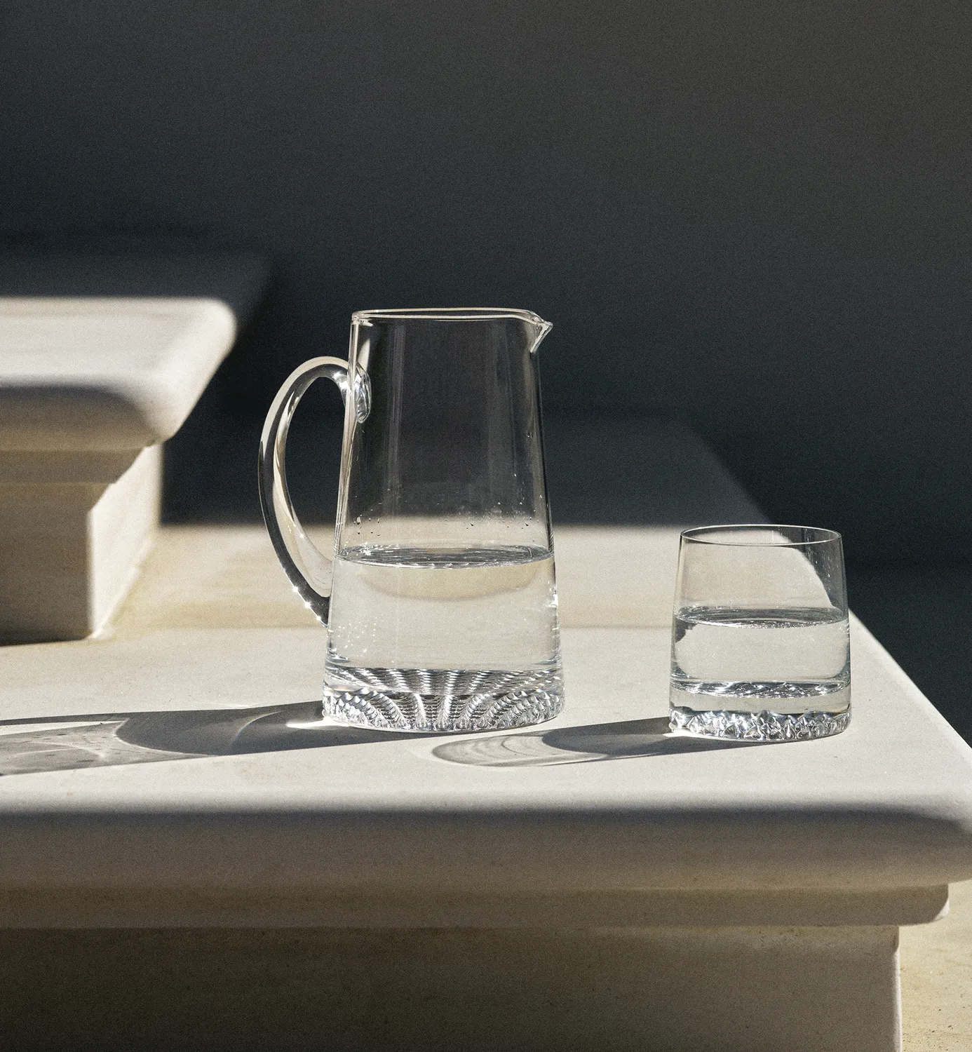 Krosno Fjord kande 1000 ml krystal ishaller
