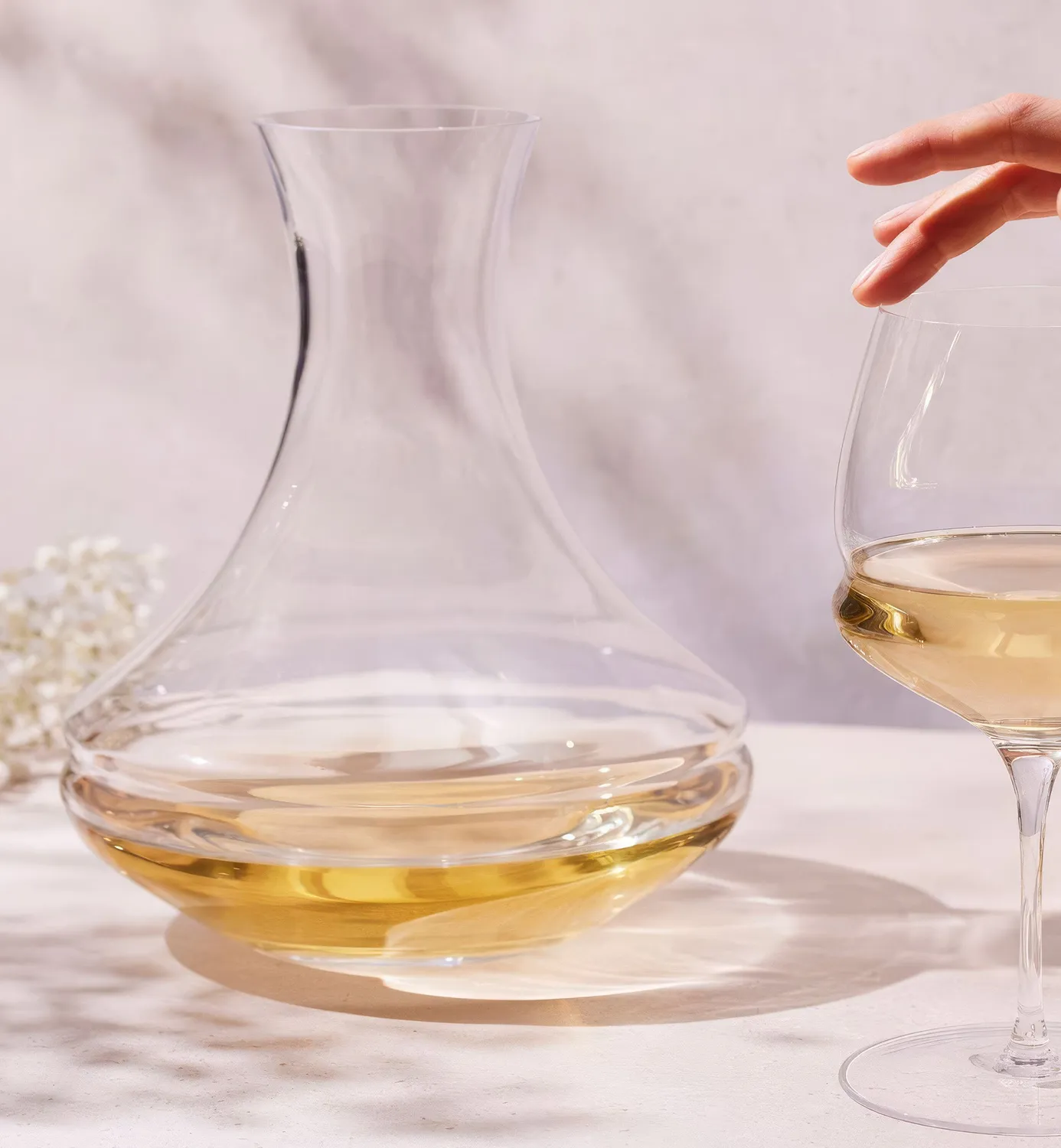 Krosno Inel vinkaraffel 1800 ml klar
