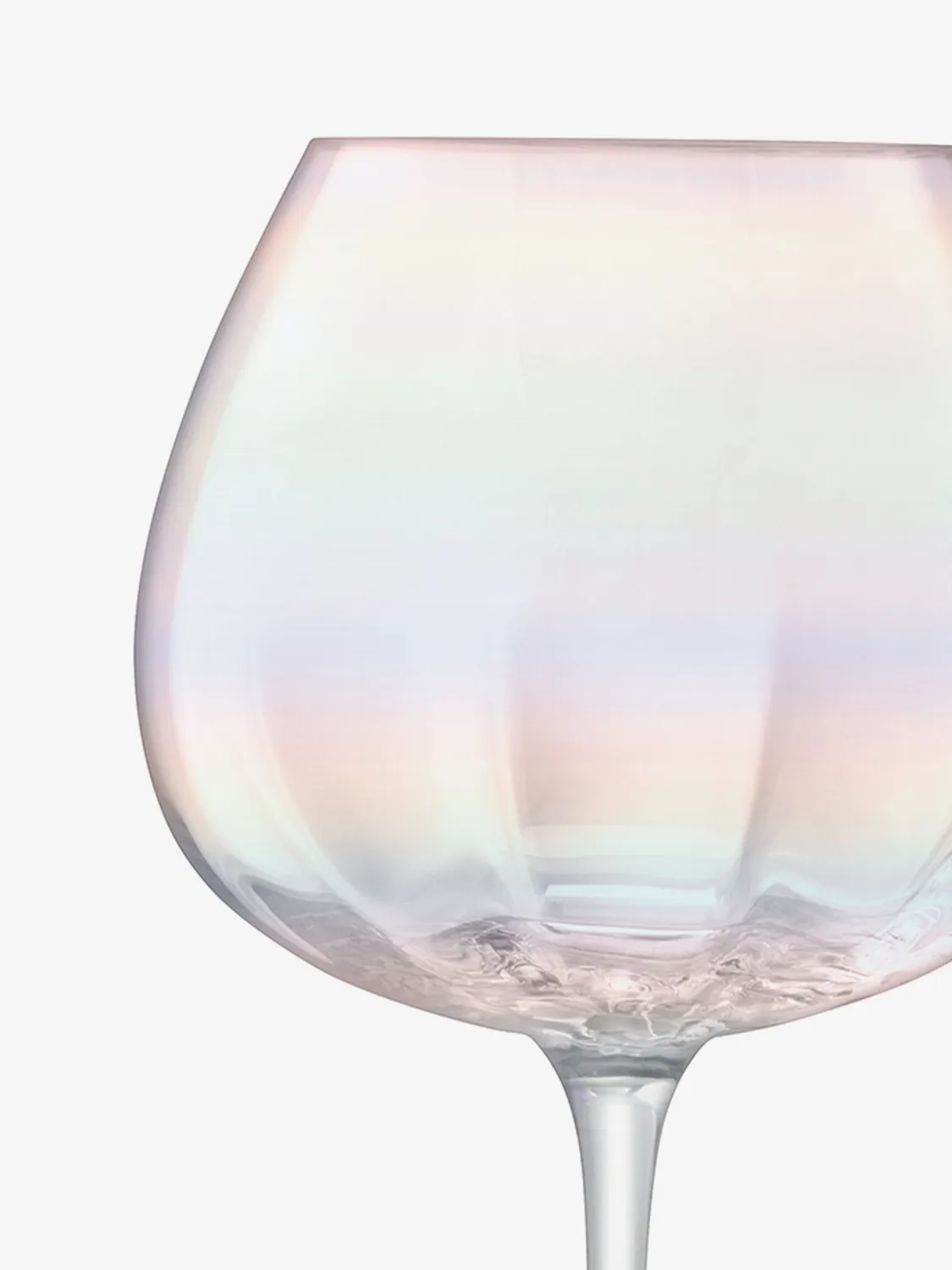 LSA Pearl Red Wine Glass vinglas 2 stk perlemor