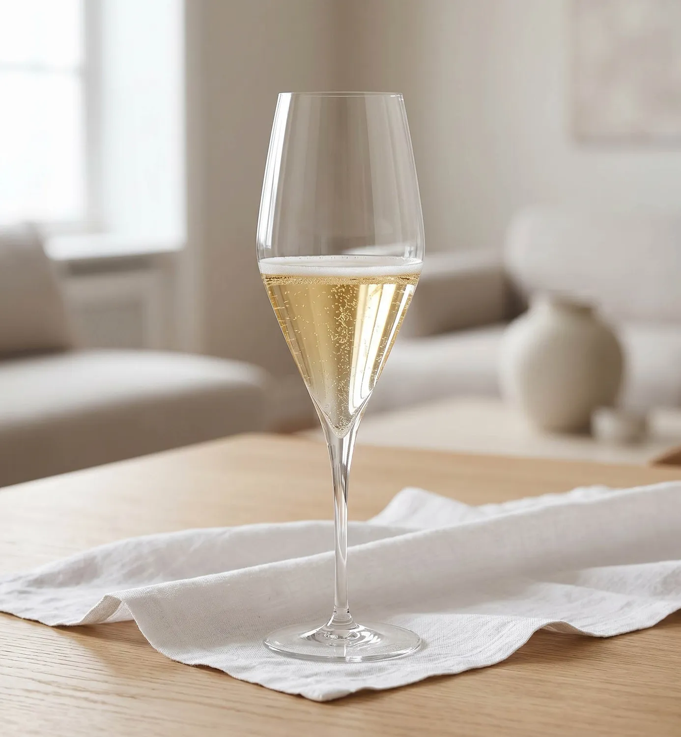 Krosno Symphony champagneglas 390 ml slank