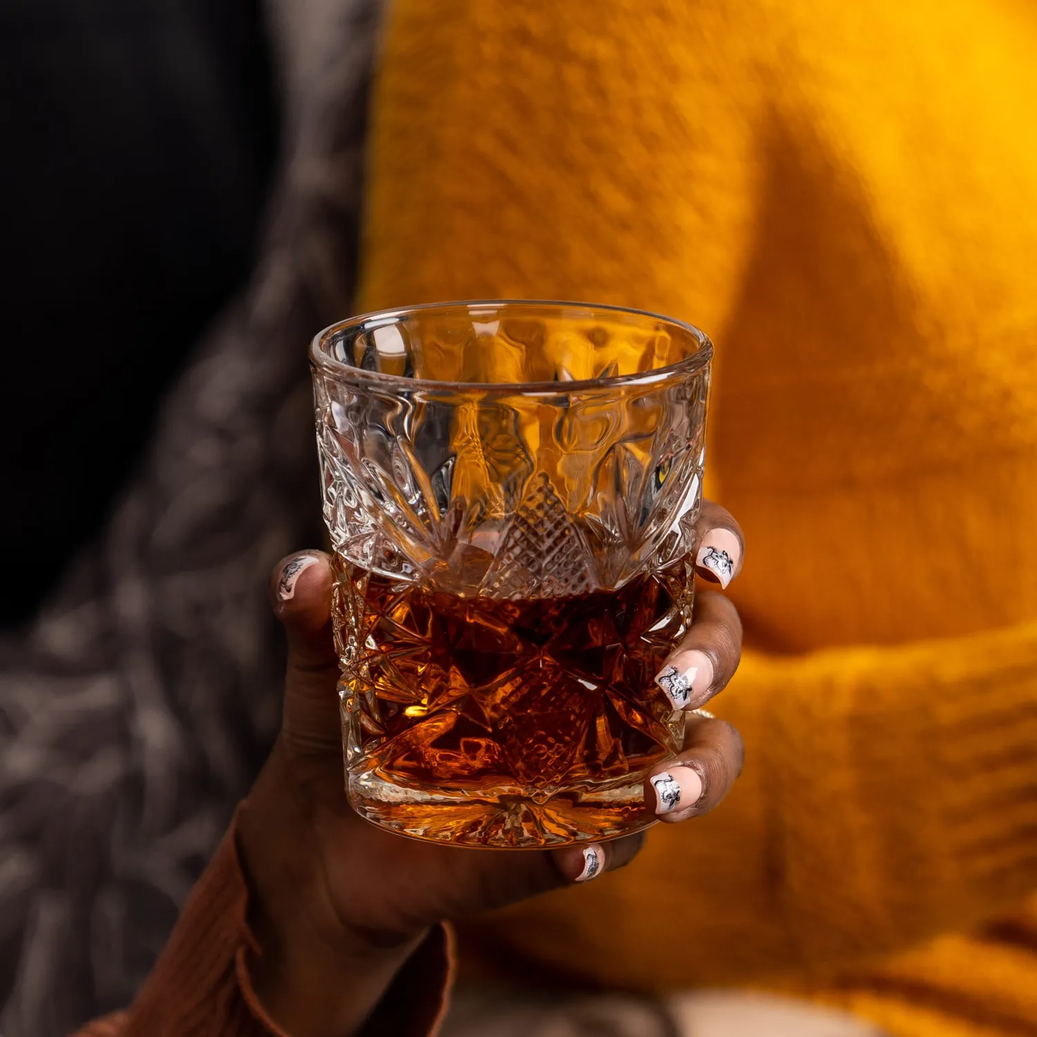 Libbey Hobstar old fashioned glas 355 ml sæt med 4