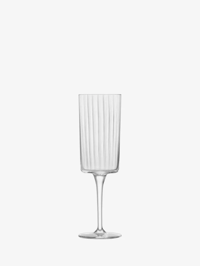 LSA Gio Line champagneglas 4 stk flute tekstureret