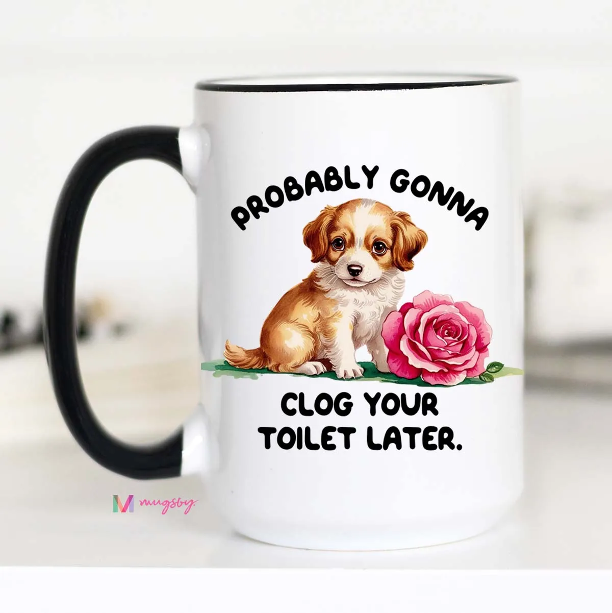 Mugsby Clog Your Toilet krus 325 ml hunde