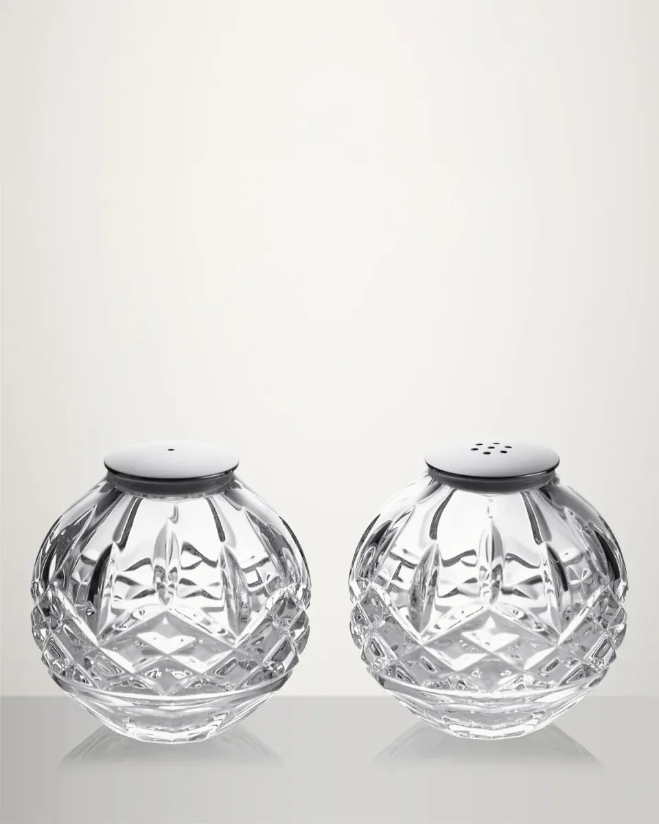 Waterford Lismore salt- og pebersæt krystal