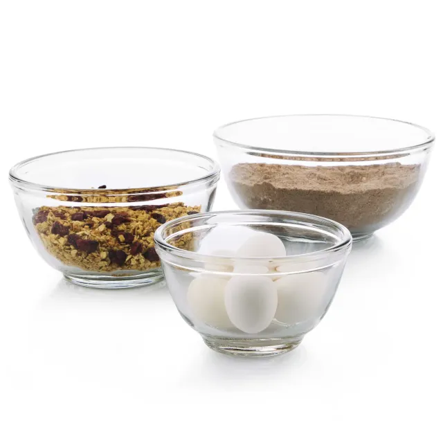Libbey Baker's Basics glasskåle sæt 3 stk klar