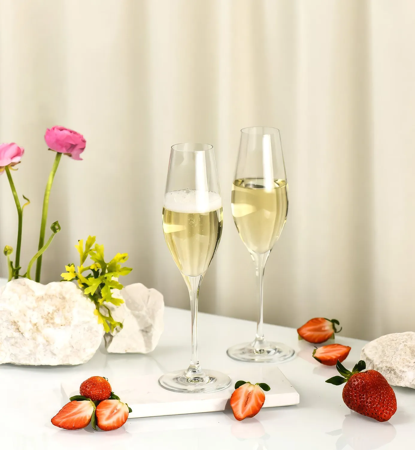 Krosno Splendour champagneglas 210 ml krystal