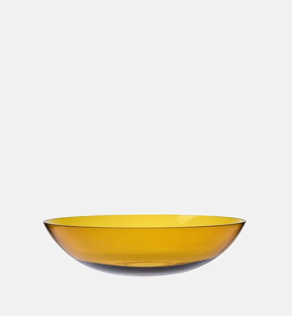 Krosno Lupina serveringsskål 45,3 cm amber