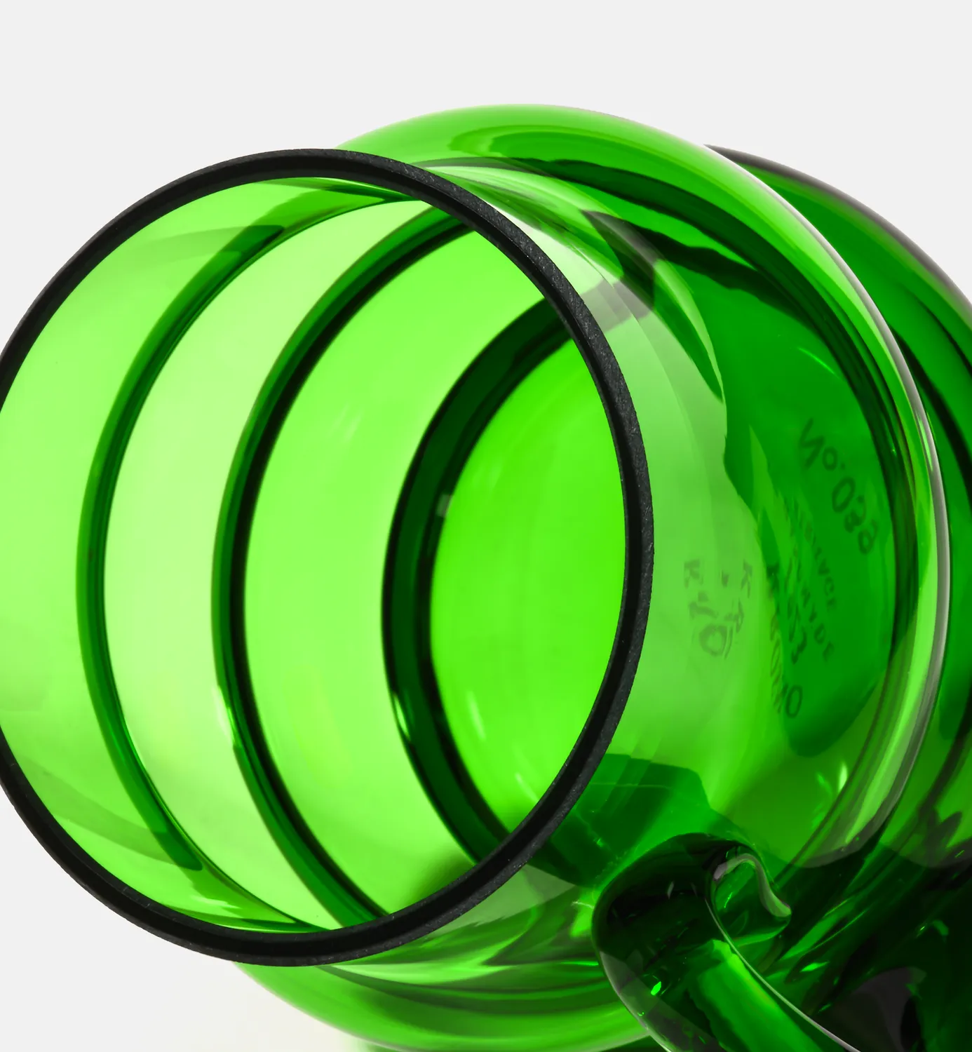 Krosno Double Bubble 1969 krystalkop 190 ml emerald