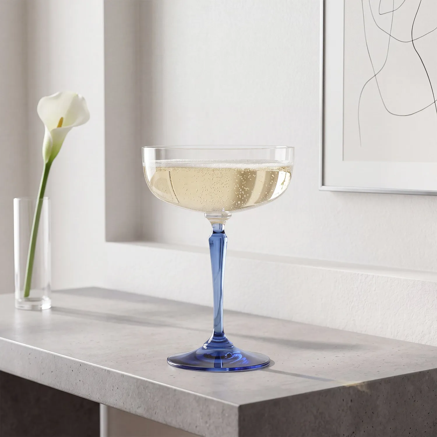 Krosno Celebration champagneglas safir 230 ml