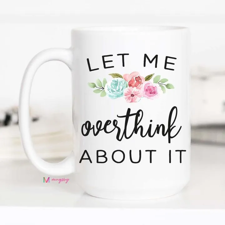 Mugsby Overthink Kaffekop sort hank 325 ml