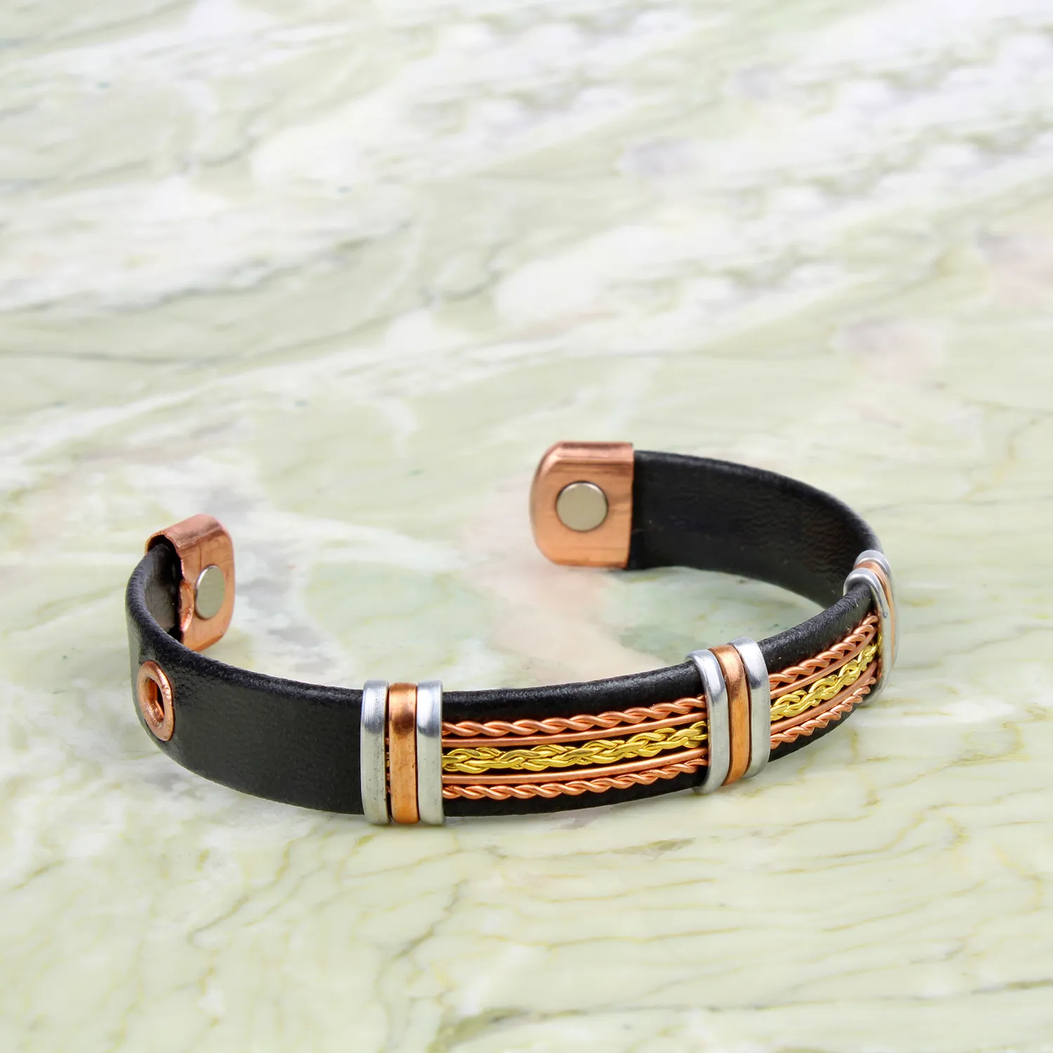 El'Cobre Design 51 kobberarmbånd letvægt magnet
