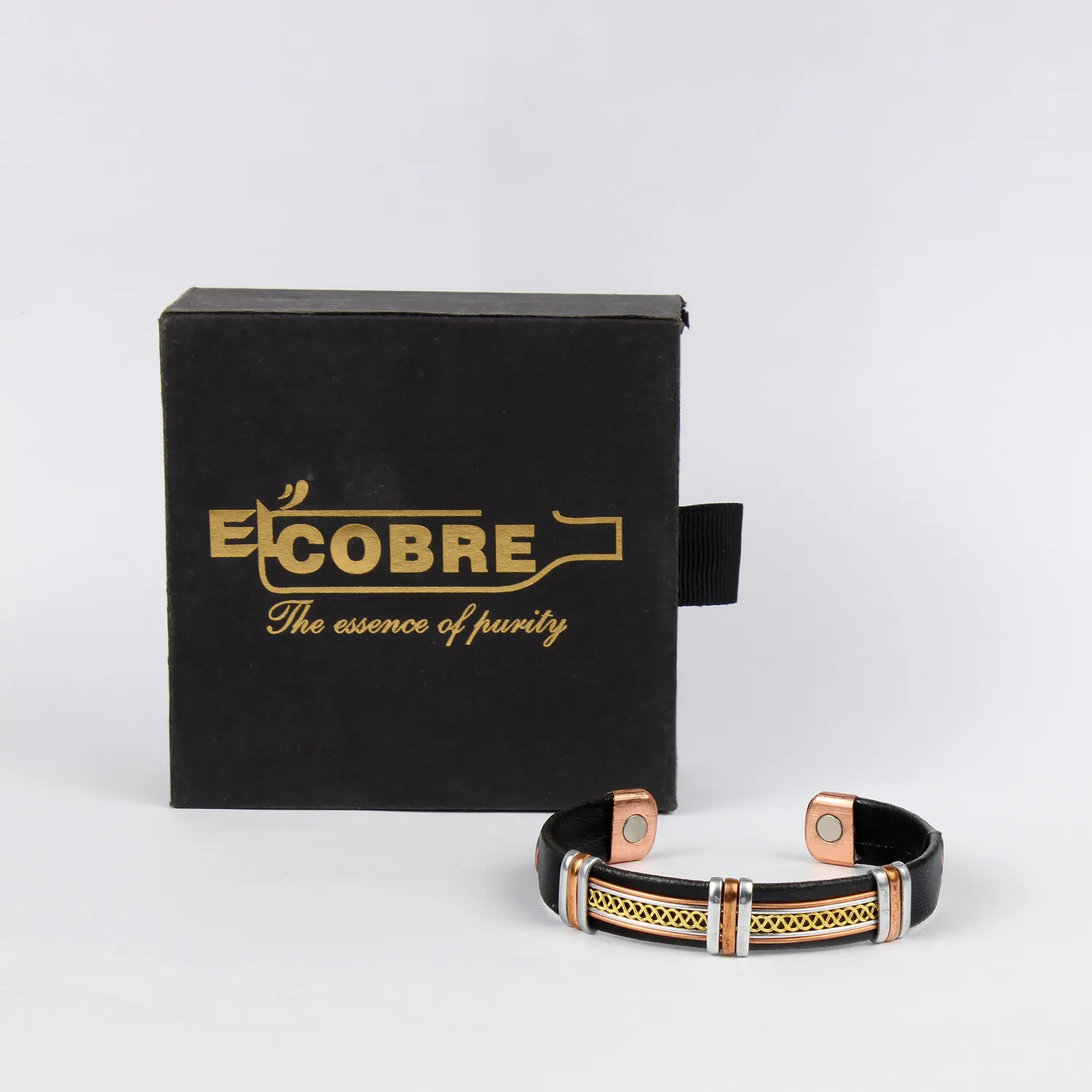 El'Cobre Design 54 kobberarmbånd let med magnet