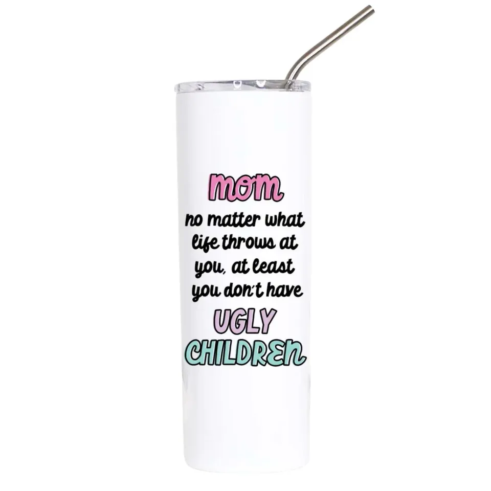 Mugsby Mom Ugly Children termokop 20 oz sjov