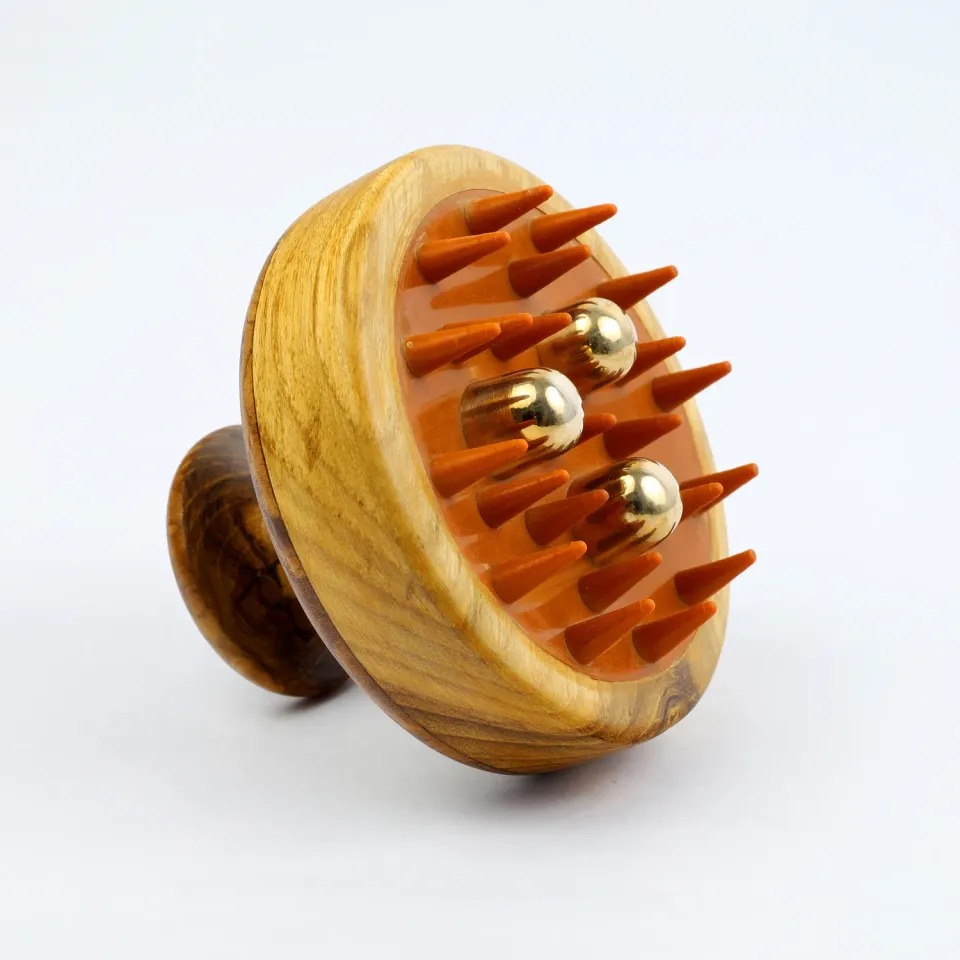 El'Cobre Kansa Silicon Scalp Massager hovedbundsbørste