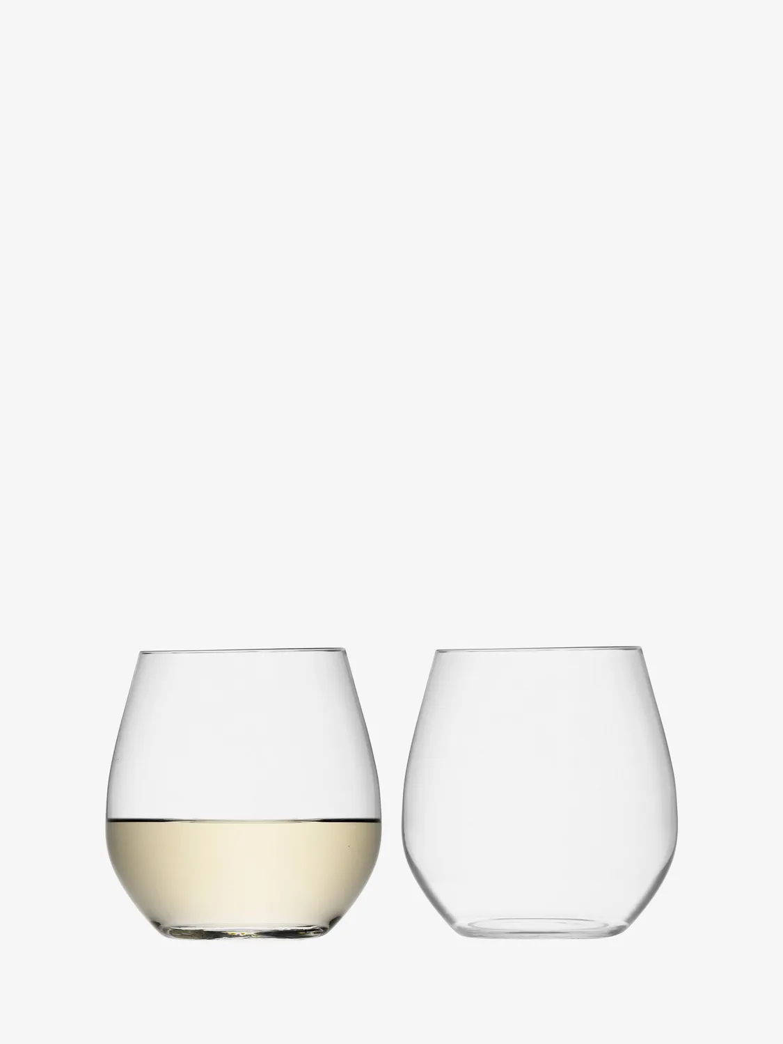 LSA Wine vinglas uden stilk mundblæst 2 stk