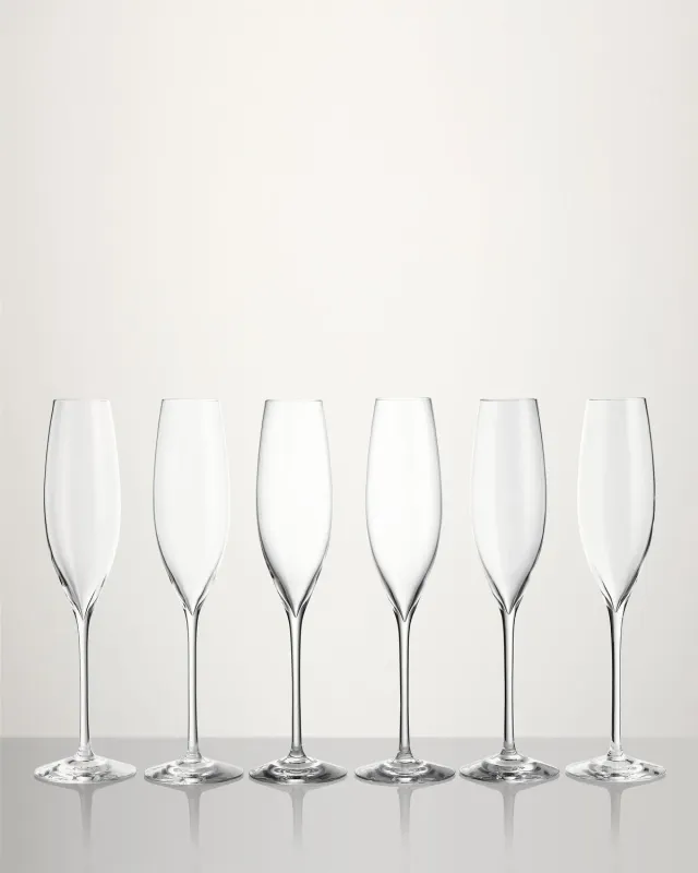 Waterford Elegance champagneglas sæt 6 krystal