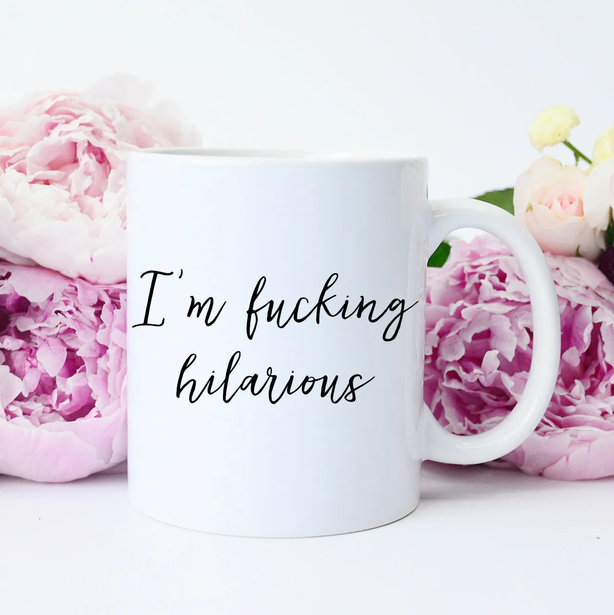 Mugsby I'm Hilarious krus 325 ml hvid sjov
