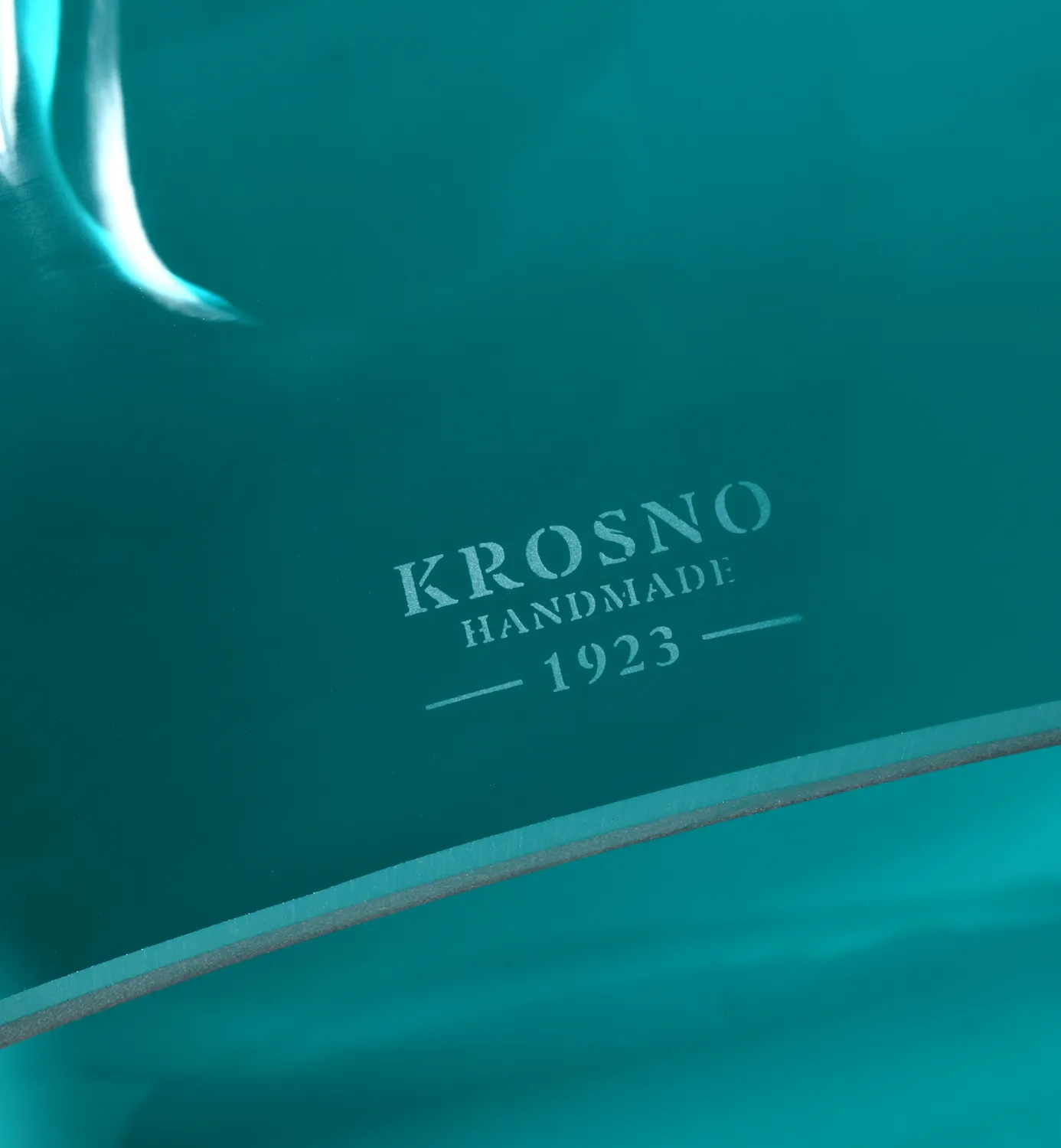 Krosno sofabord 43 cm azur krystal