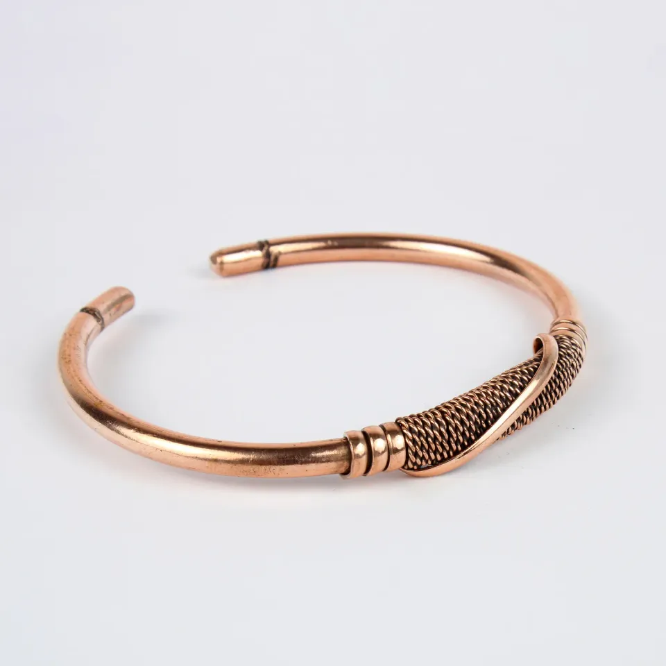 El'Cobre Design 49 kobberarmbånd let med æske