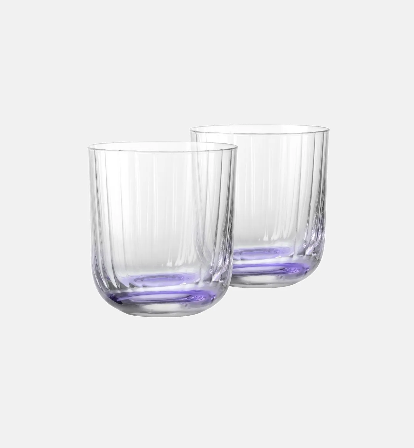 Krosno Bubble vandglas violet 300 ml riflet