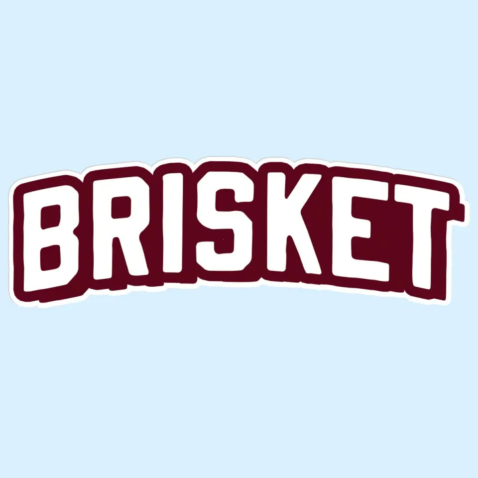 Mugsby Brisket klistermærke vinyl sjov
