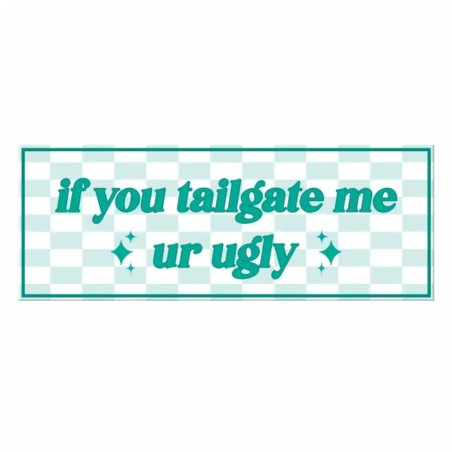 Mugsby If You Tailgate Me krus bilhumor