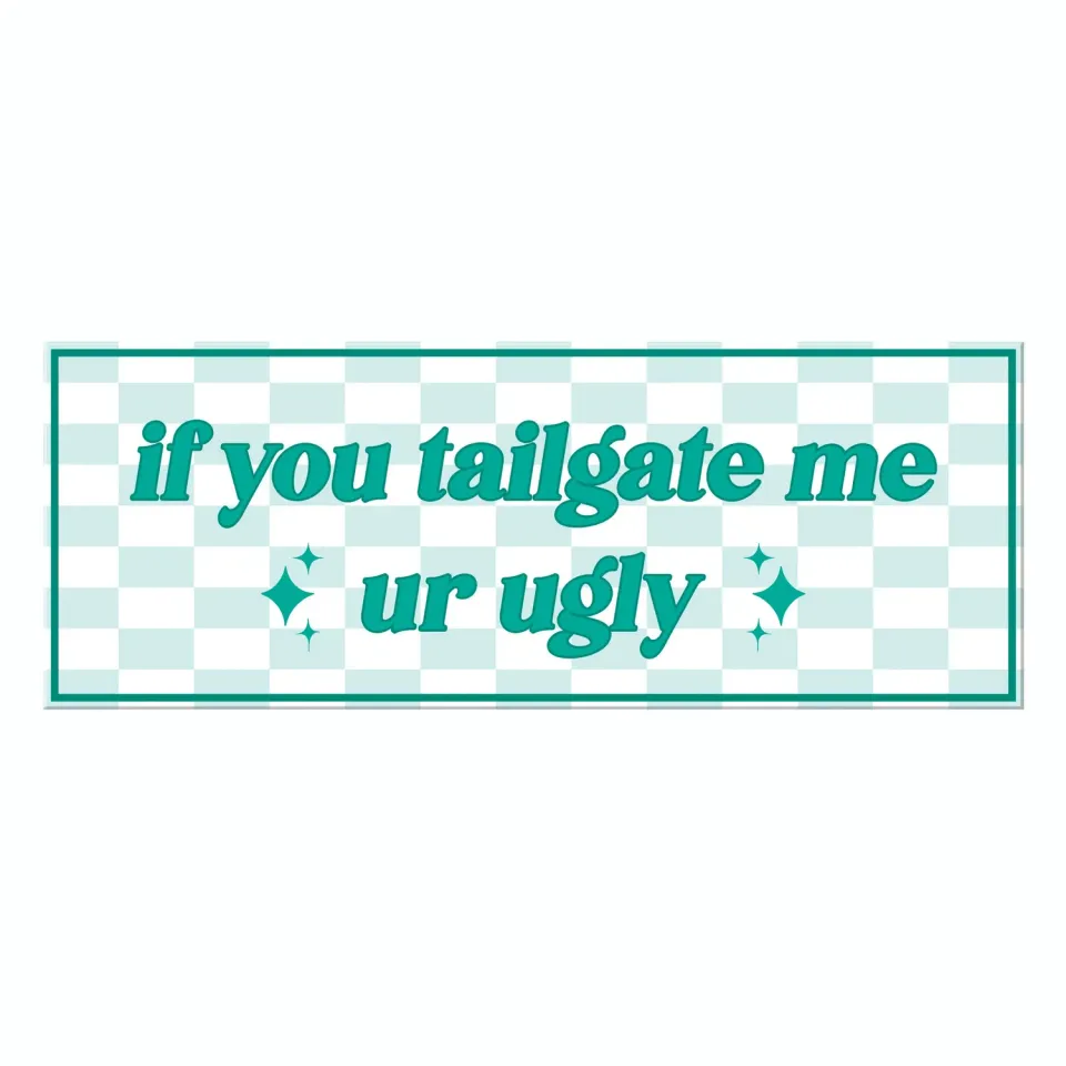 Mugsby If You Tailgate Me krus bilhumor