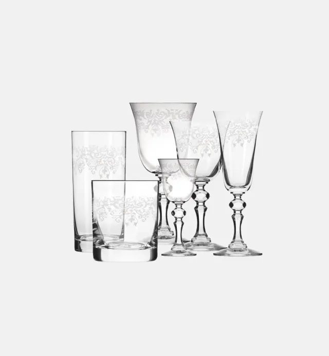 Krosno Krista Deco glassæt 36 dele krystalglas