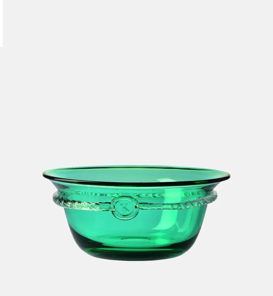 Krosno Aurelia serveringsskål 25 cm emerald
