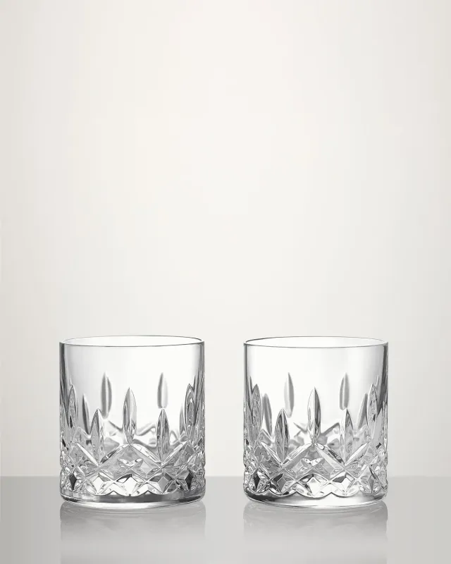 Waterford Lismore Connoisseur Straight Sided tumbler whiskyglas 2 stk krystal