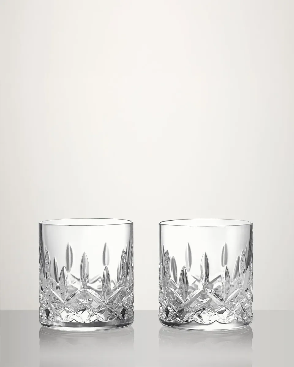 Waterford Lismore Connoisseur Straight Sided tumbler whiskyglas 2 stk krystal