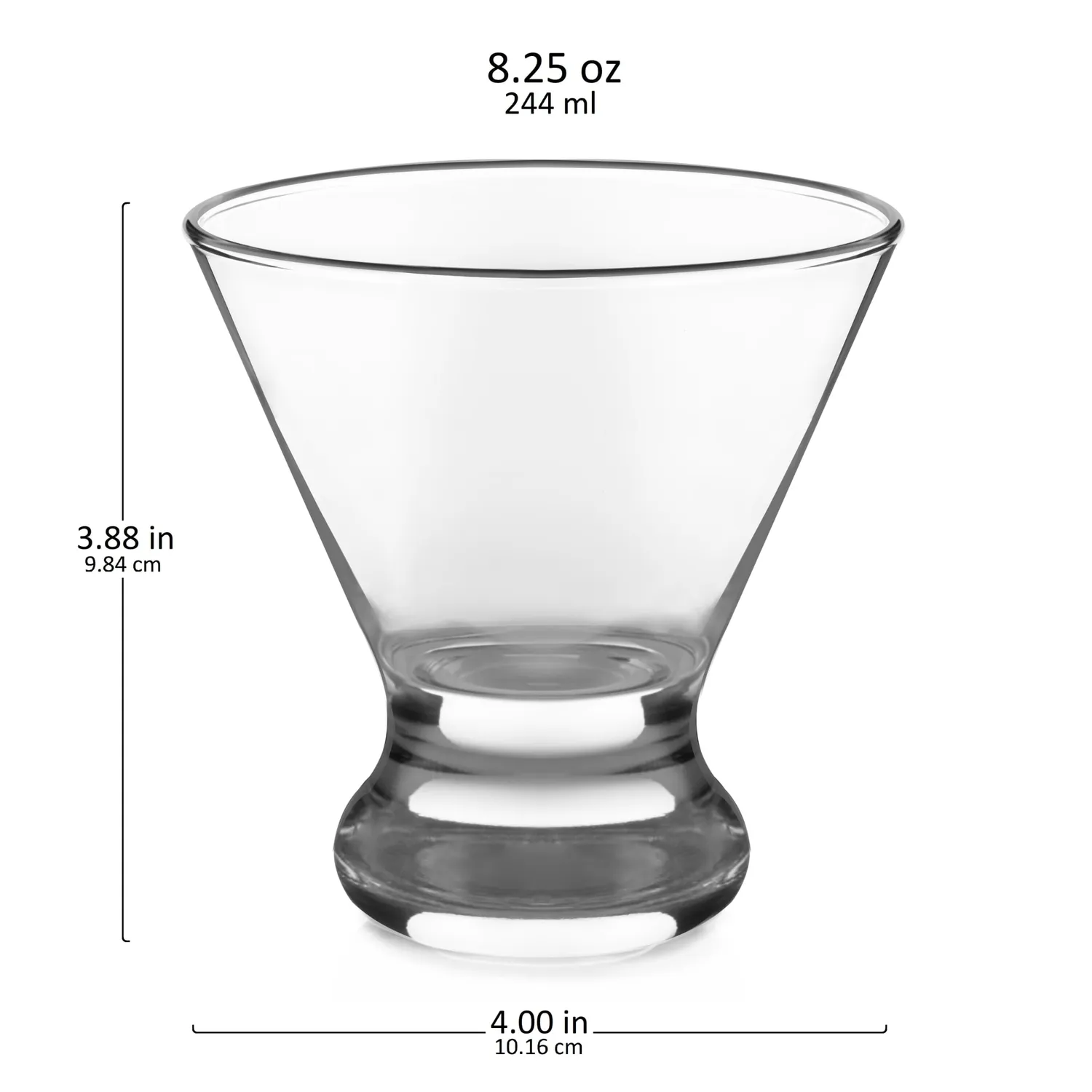 Libbey Cosmopolitan cocktailglas 4 stk 244 ml