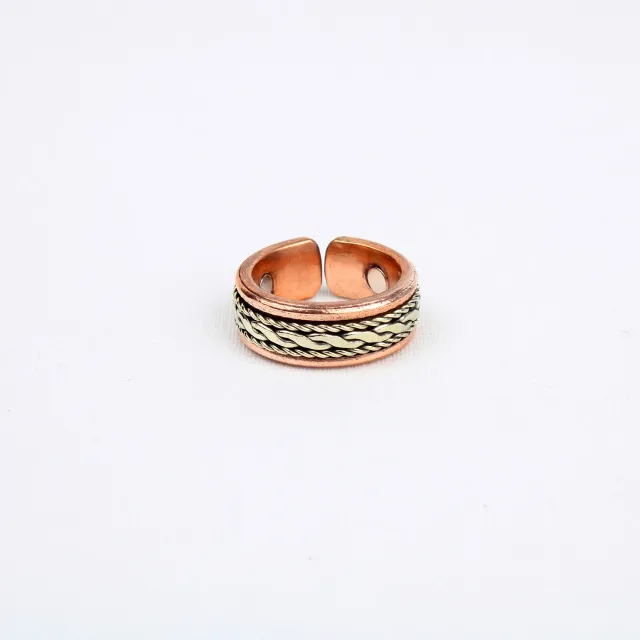 El'Cobre kobberring med magnet Design 14 justerbar