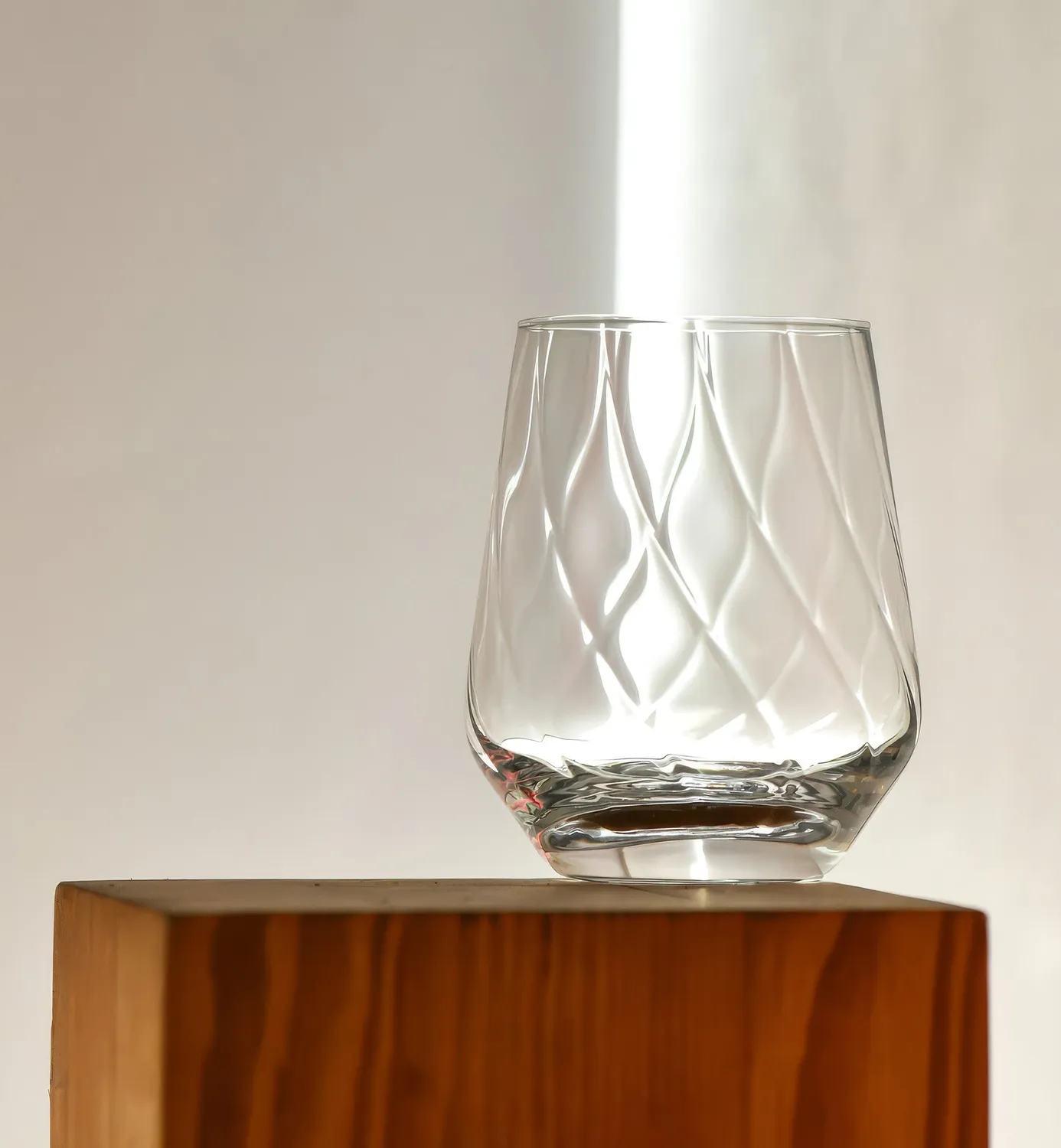 Krosno Lumi tumbler 400 ml riflet