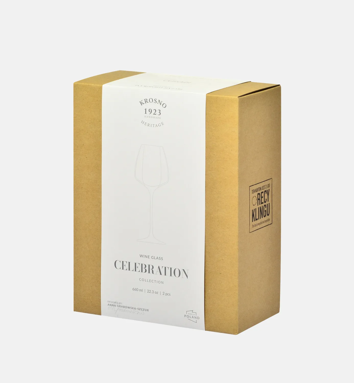 Krosno Celebration Celestine vinglas 660 ml