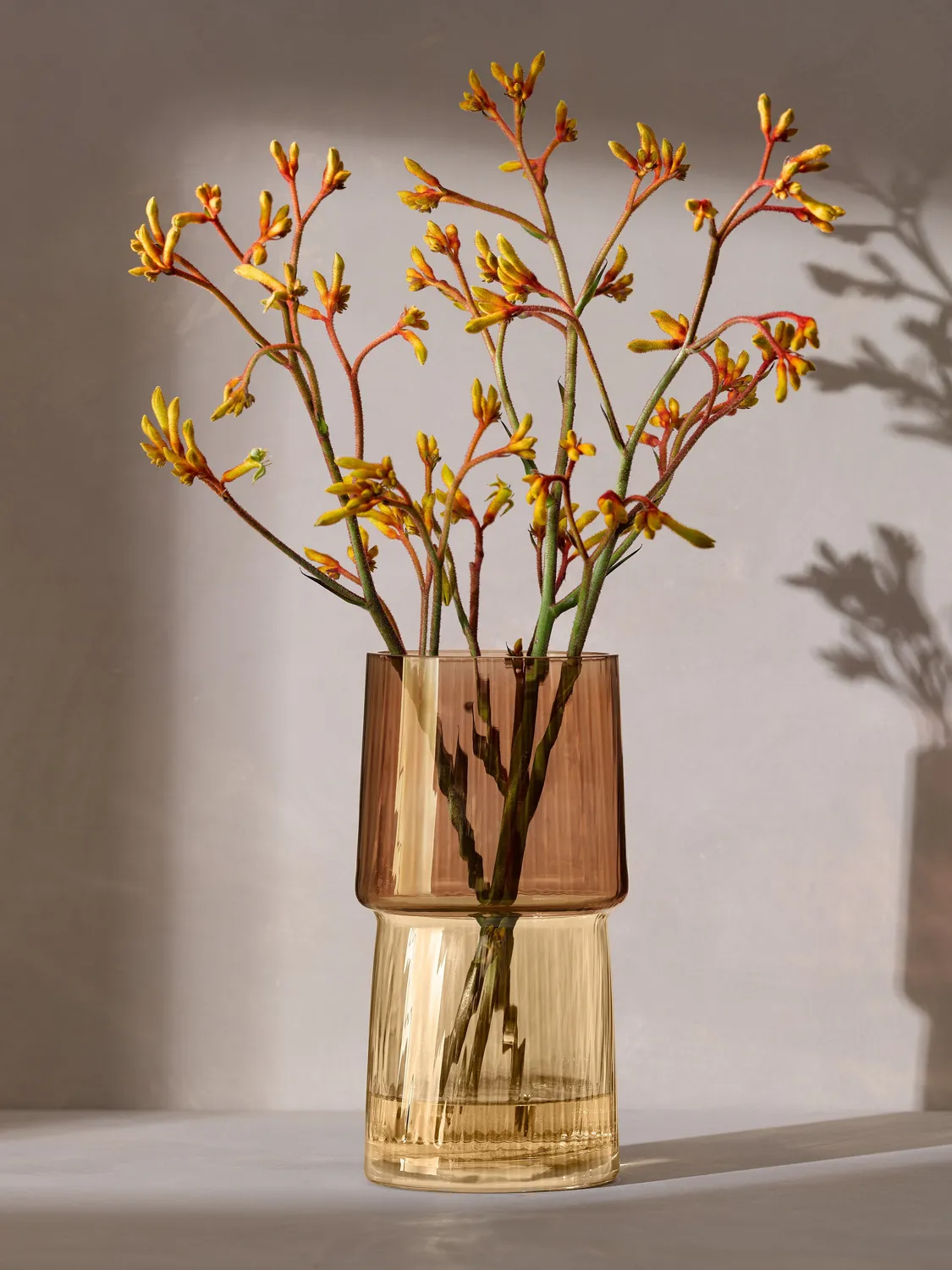 LSA Gems vase lanterne glas tofarvet