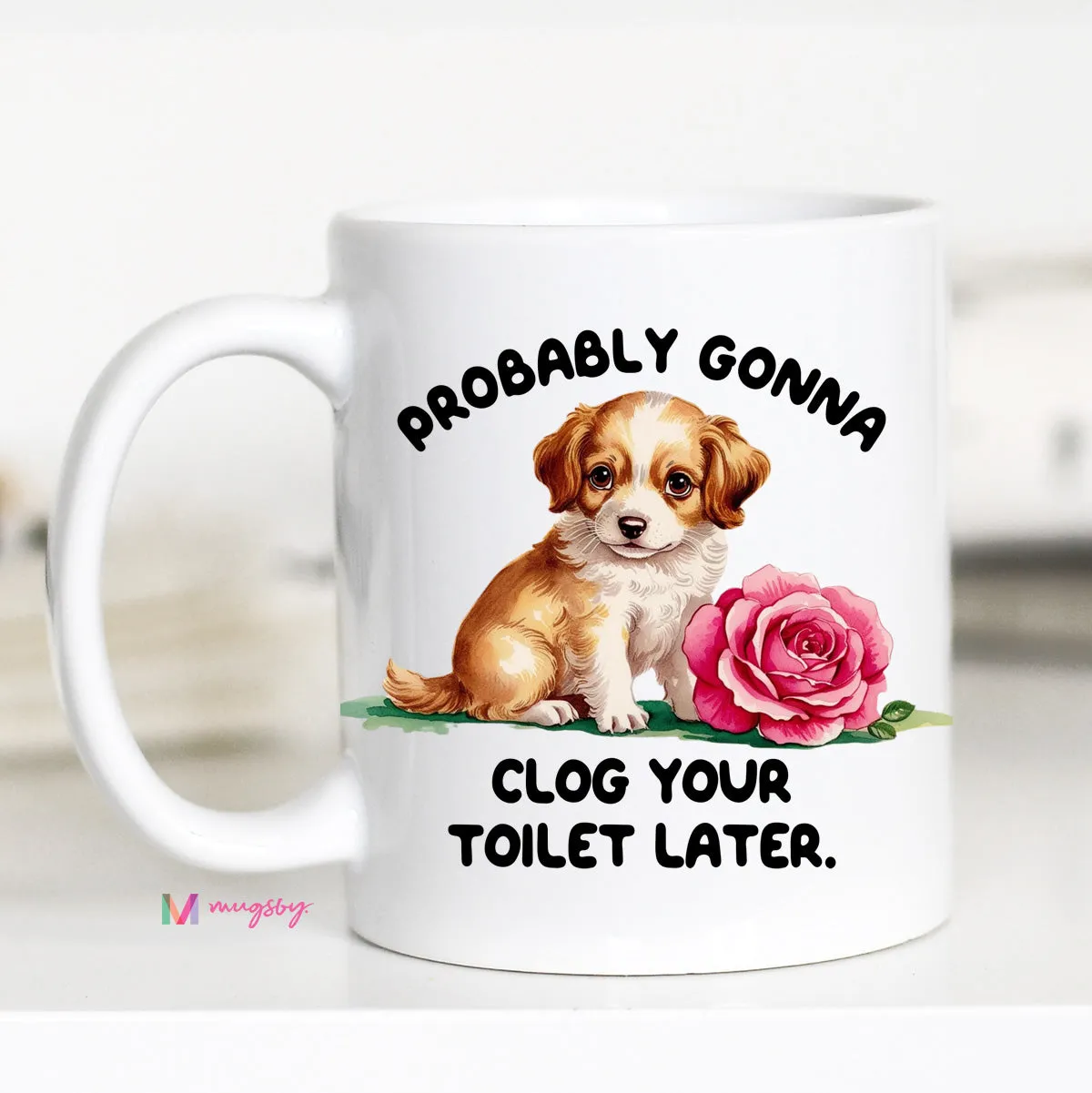 Mugsby Clog Your Toilet krus 325 ml hunde