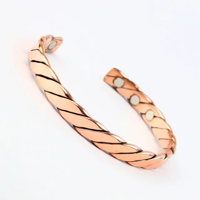 El'Cobre Design 71 kobberarmbånd snoet med gaveæske