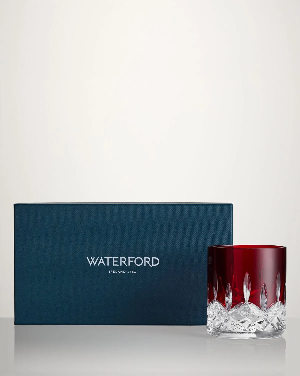 Waterford Lismore Red Straight tumbler whiskyglas 2 stk rød