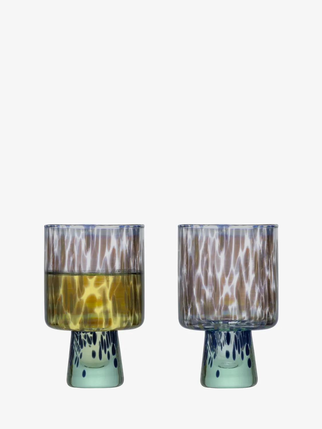LSA Sea Glass vinglas 2 stk genbrugsglas