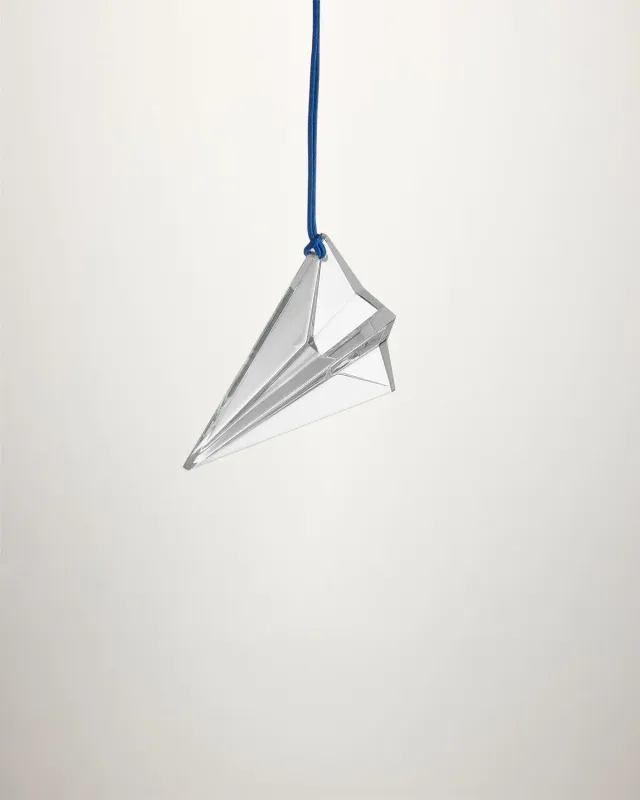 Waterford Origami Aeroplane juleornament krystal