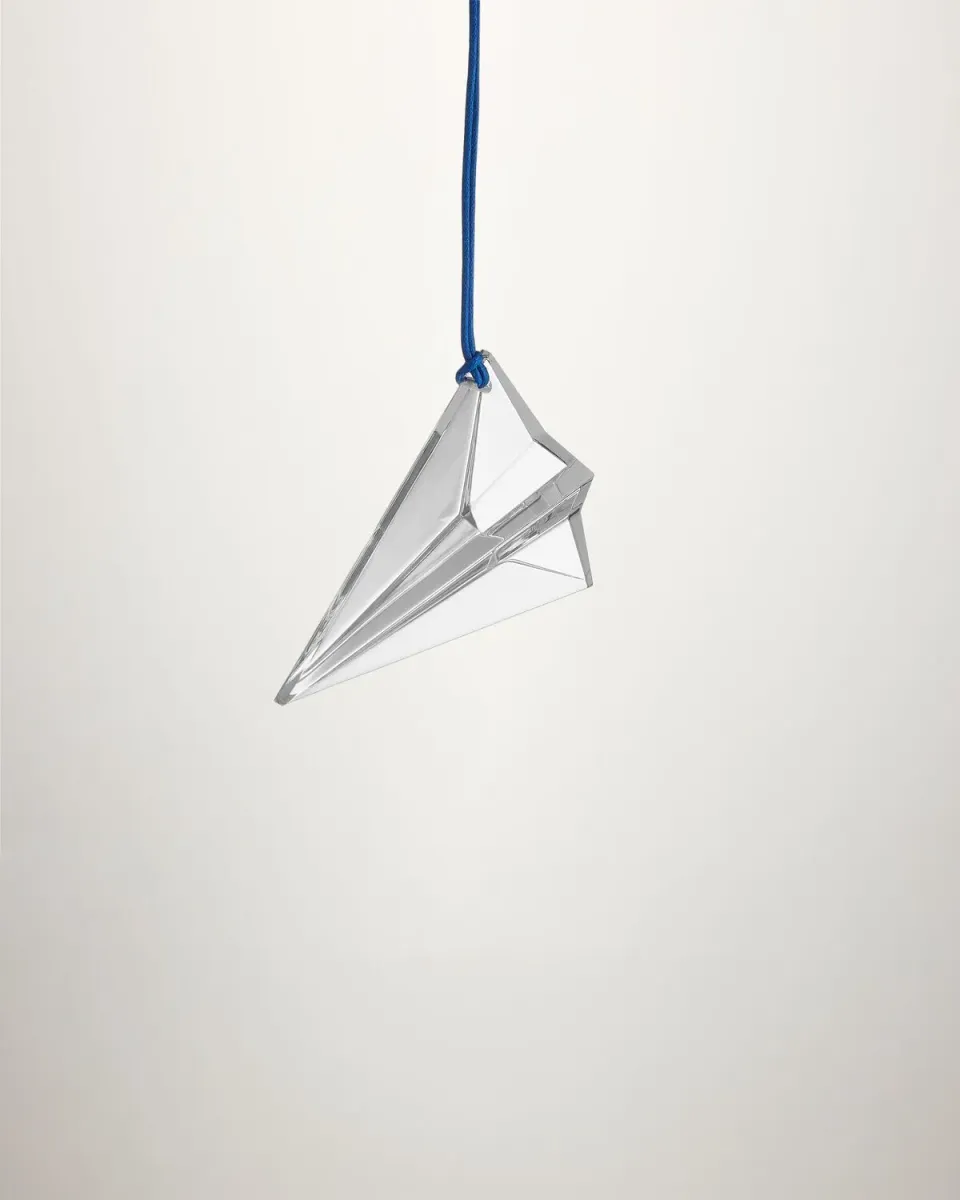 Waterford Origami Aeroplane juleornament krystal