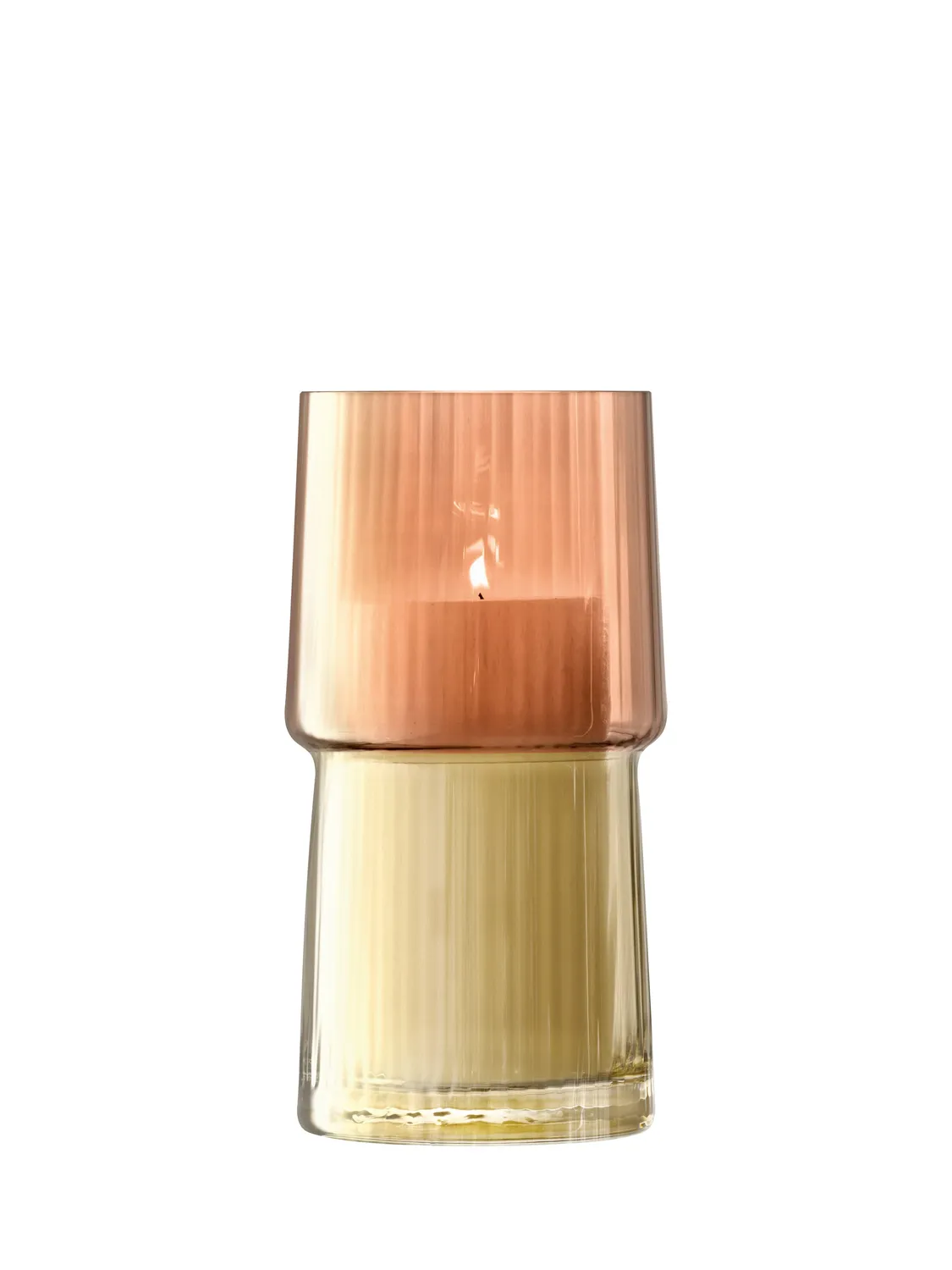 LSA Gems vase lanterne glas tofarvet