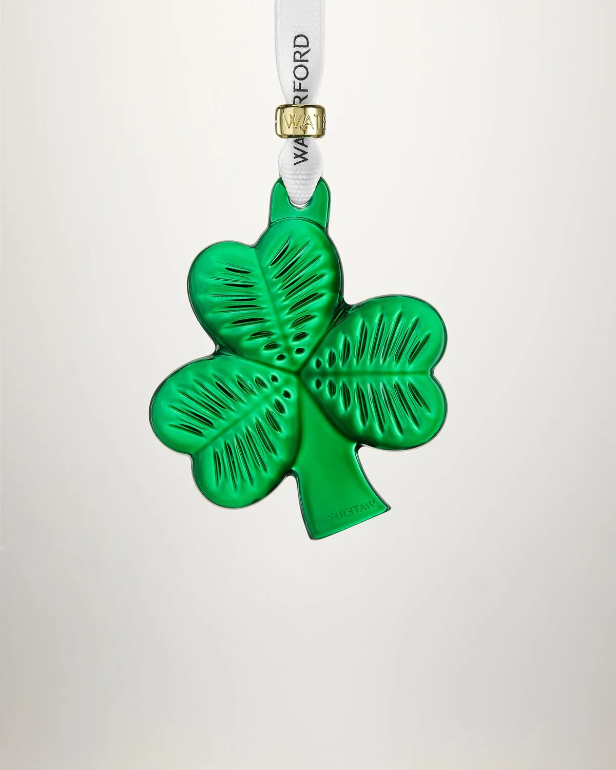 Waterford Mini Shamrock julepynt grøn krystal