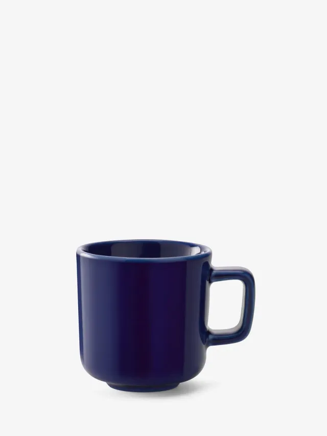 LSA Collective espressokop 2 stk cobalt porcelæn