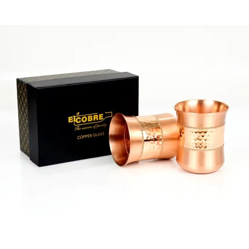 El'Cobre Sequence buet glassæt 2 x 250 ml kobber